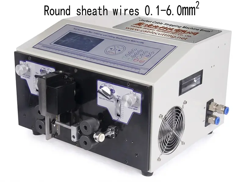 【電纜剝線機】WPM-09HT 6mm² 外被剝線機｜高效線束加工設備