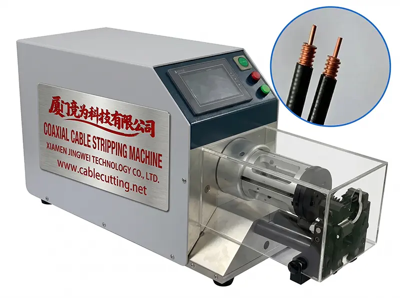 半自動同軸電纜剝線機 WPM-8608｜高效線材加工首選