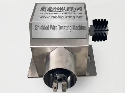 高效能遮罩線絞線機 60W功率 5-60mm絞線長度 WPM-003A - 半自動鋼絲刷機