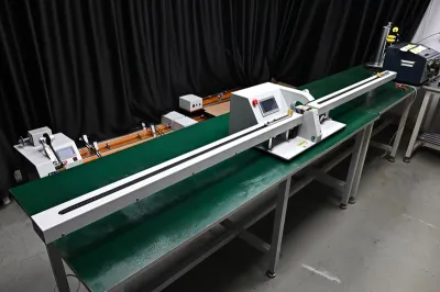 胶带缠绕机 + 双面拉丝 JW-303KL-1米