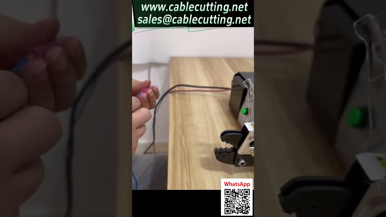 電動端子壓接機｜熱縮端子壓接操作實測