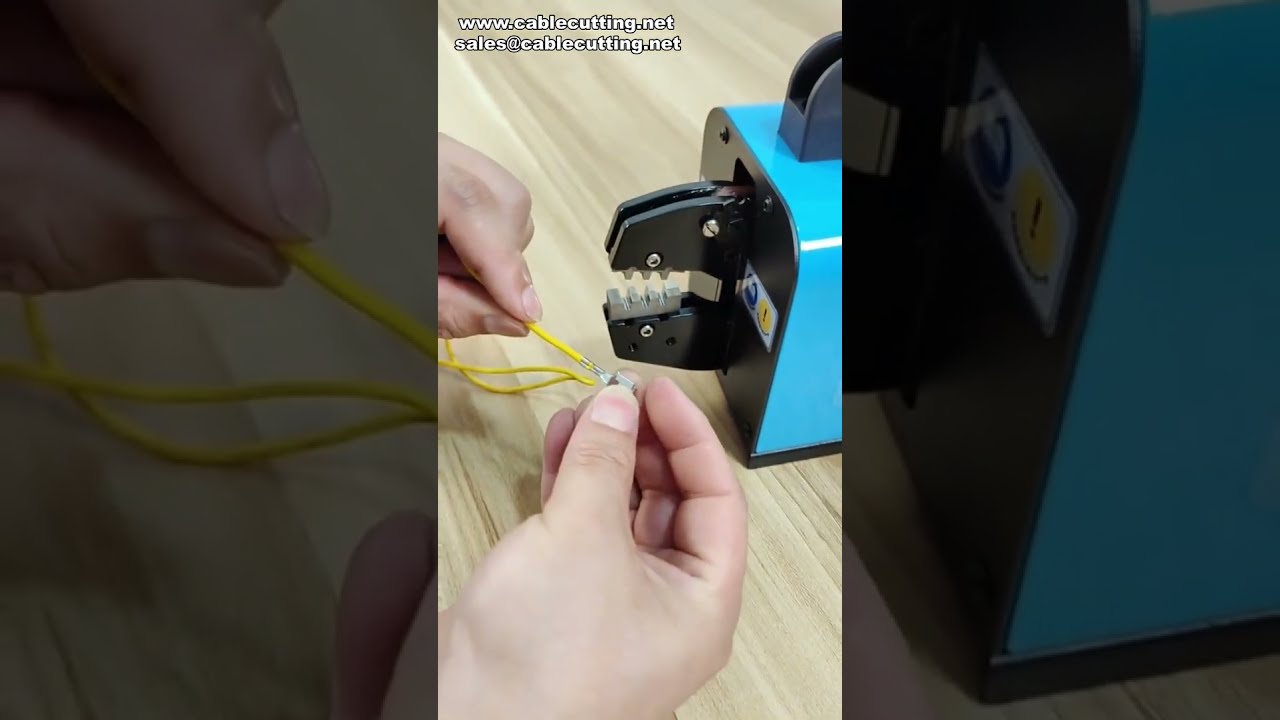 16M氣動端子壓接機｜輕鬆搞定非標端子壓接｜工廠自動化設備