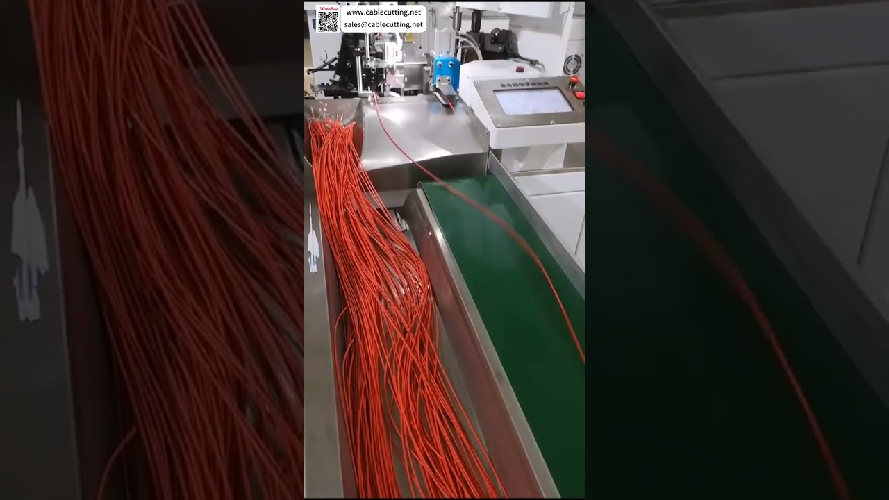 自動伺服送線雙頭端子壓接機（附長度控制）｜高效電子製程解決方案