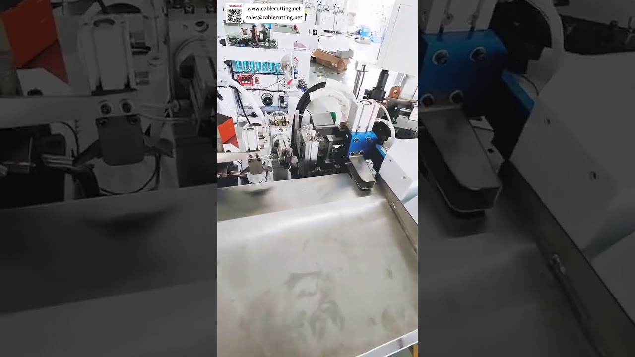家電高溫編織尼龍線束專用自動端子壓接機｜高效精密壓接製程