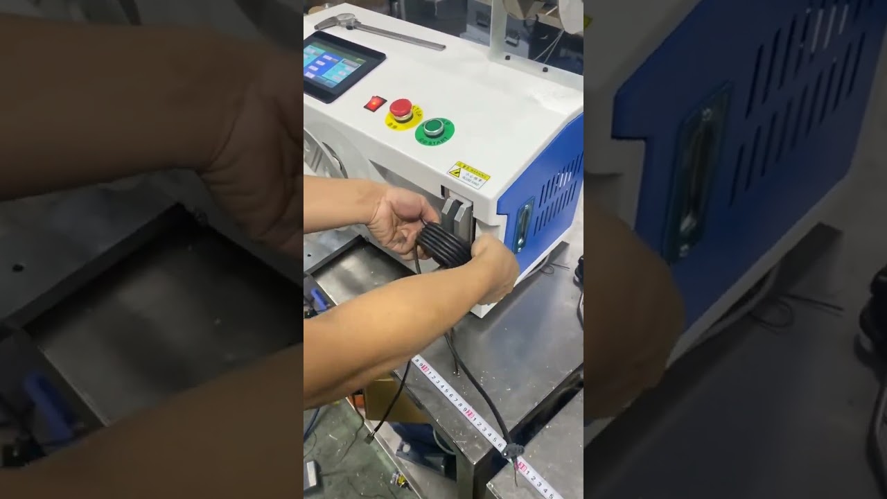 自動繞線與綁線機：頭尾固定技術 #機械 #自動化 #DIY