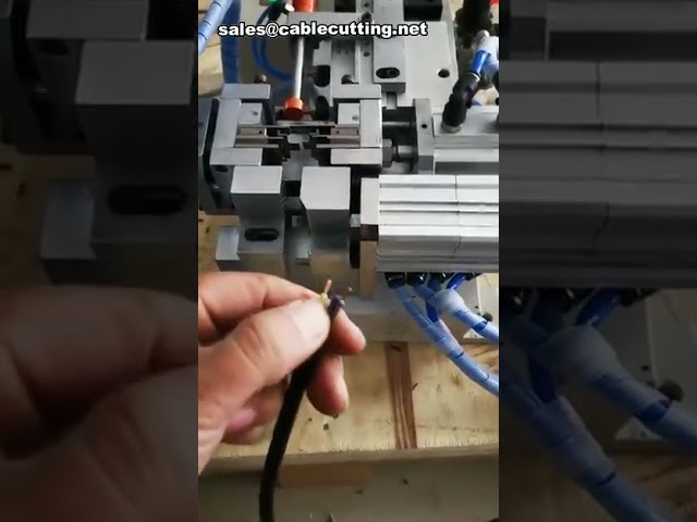 多功能氣動電線切割剝線機 | 工業自動化高效設備
