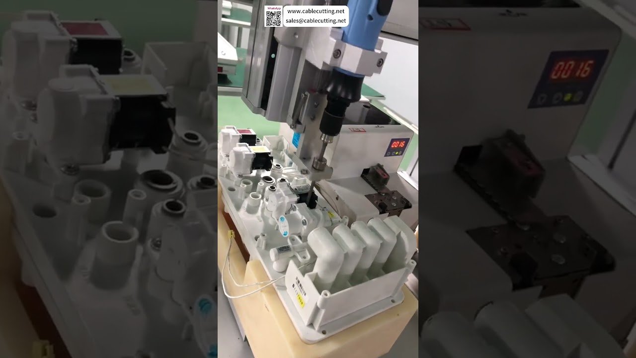 熱水器自動鎖螺絲機｜工業工廠自動化快速設定