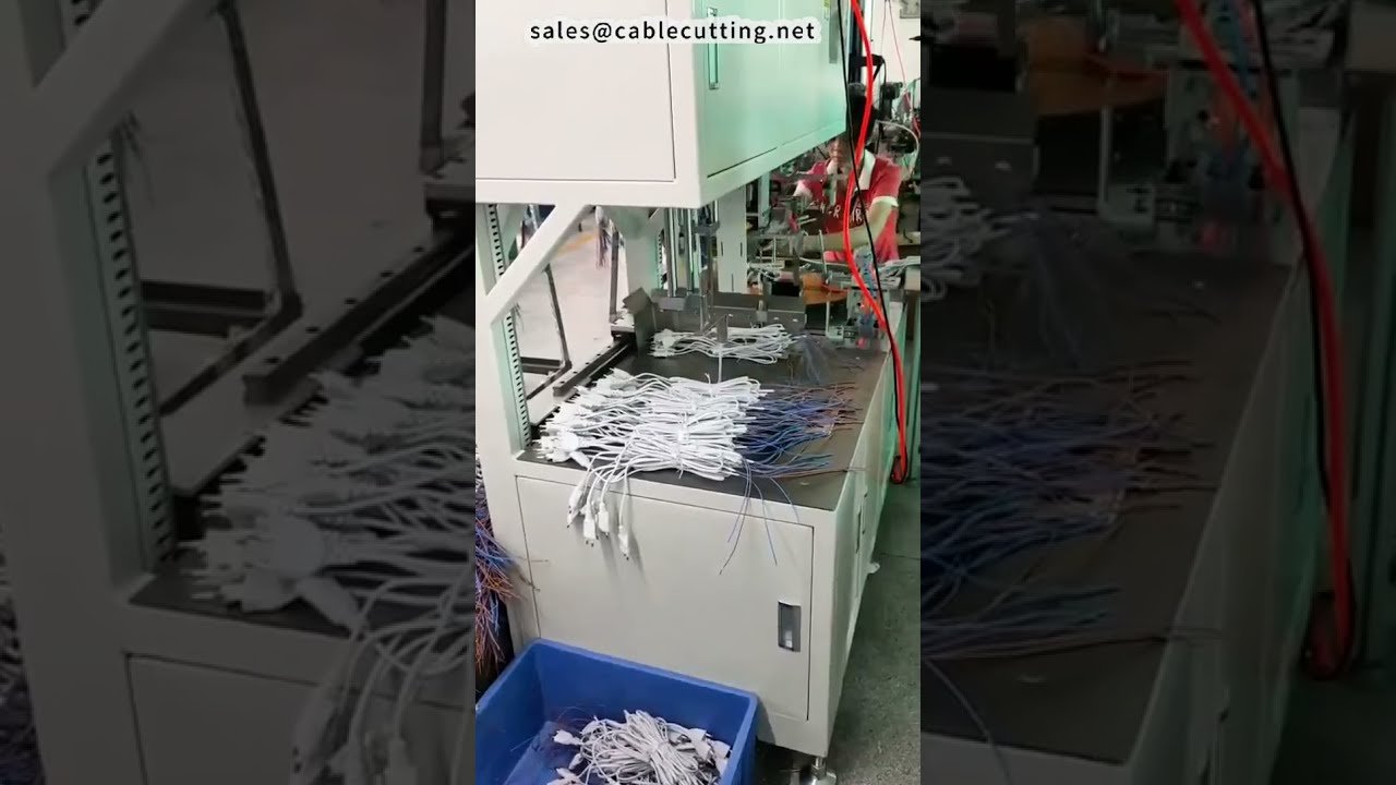 全自動AC電源線繞線、捆紮、綑綁一體機｜節省2名人力 #工廠 #自動化 #DIY