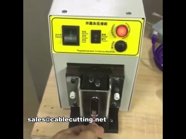 RJ45水晶頭壓接機 – 快速組裝網路線的高效工具