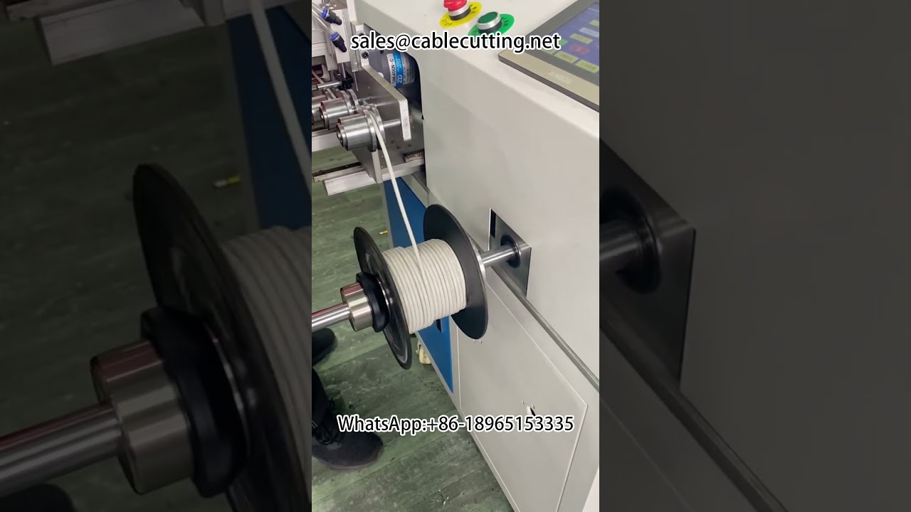 線材計米繞線裁切一體機｜大卷分小卷，精準計數包裝