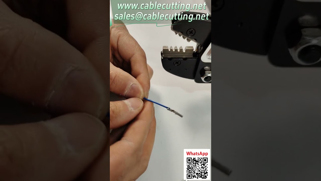 電動端子壓接機｜快速更換模具壓接Molex 43030-0001端子｜專業線束加工