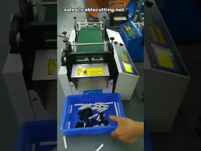 全英文顯示熱刀織帶裁切機｜高效自動化織帶切割機｜熱切織帶機