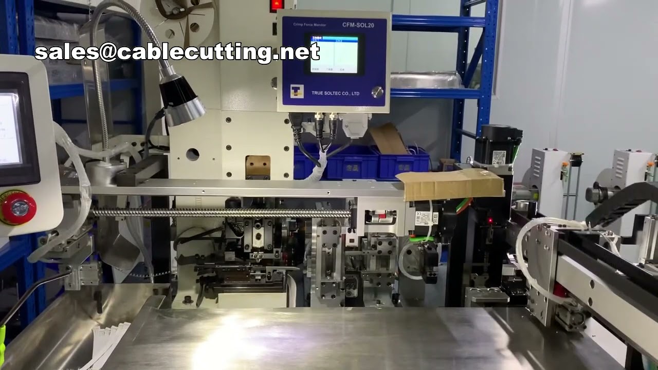 雙面壓接機：扁平線材插入外殼自動化解決方案