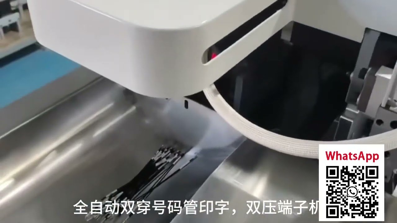 自動雙標記套管插入、列印烘烤與雙壓接機