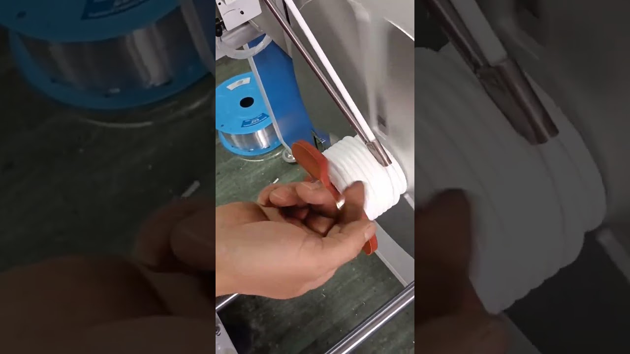 淨水器管材自動計數、分類、裁切與盤繞機 #工廠 #機械