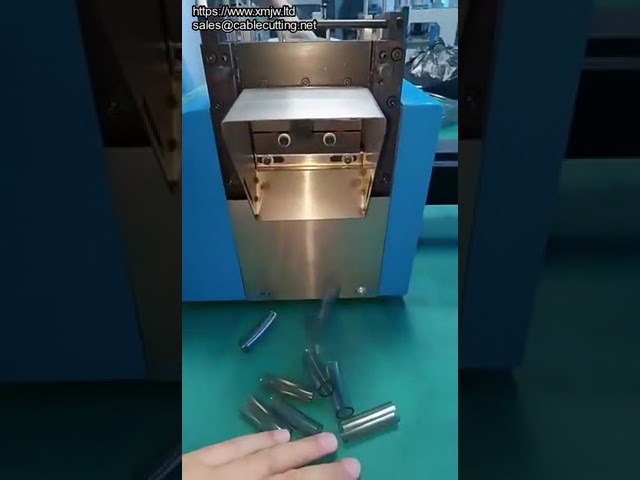 自動金屬塑膠帶管材定長裁切機｜電纜金屬板材高效切割設備