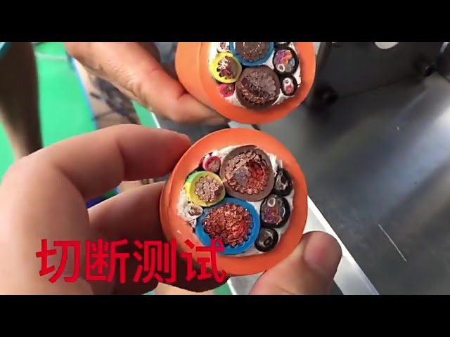 大型平方電線電纜裁切機｜氣動160mm²電線剪斷機｜高效線材加工