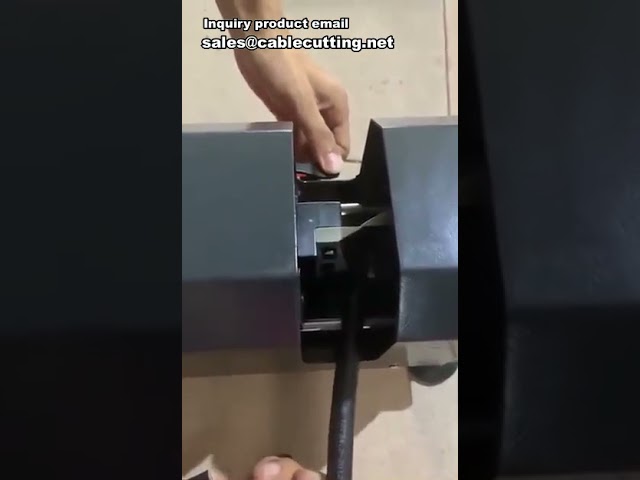 氣動電纜剪線鉗｜純氣動小型裁線機｜工業級方形粗線束裁切工具