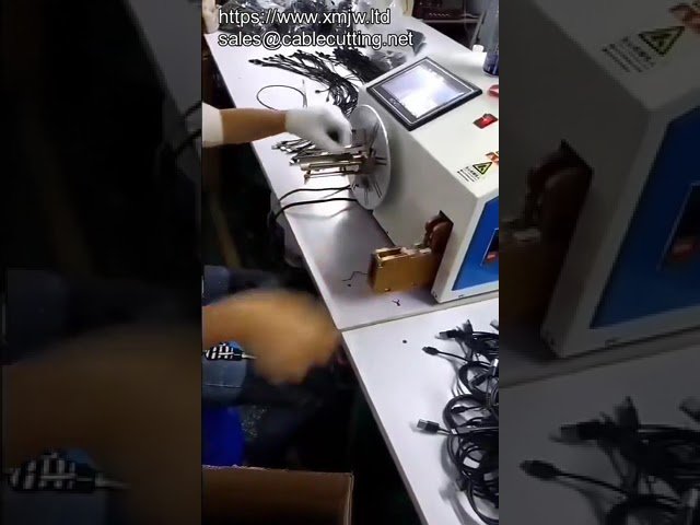 自動銅線綑紮機｜手機充電線圈線纏繞包裝設備