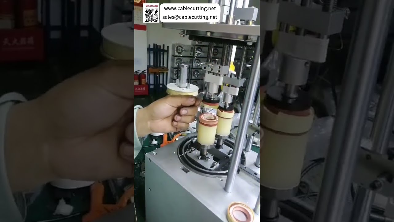 雙壓式膠帶纏繞機 | 保護線圈端部，優化薄膜線材加工流程