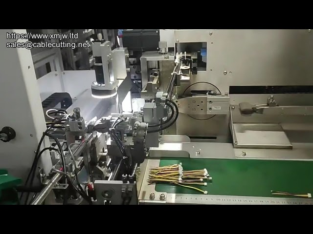 全自動雙端電線壓接端子機｜高效能端子插入機｜自動化線束加工設備