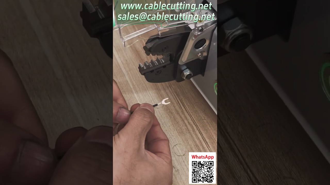 【20EC電動壓接機】UT0-5端子一次成型壓接牢固｜可更換模具｜線束加工自動化