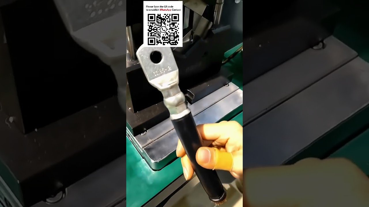 電動車端子壓接機｜快速更換六角型壓接模具 #伺服壓接機
