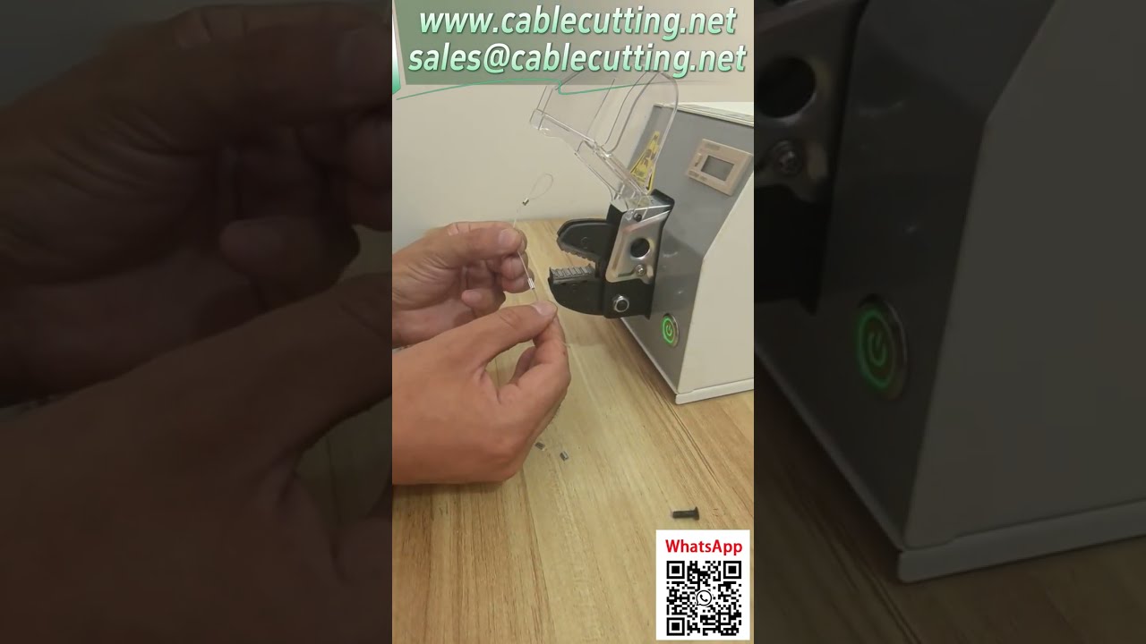 電動端子壓接機｜高效壓接魚線扣應用｜自動化設備