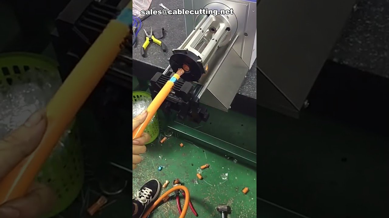 高效能剝線設備｜高溫線材製造機｜電纜旋轉剝線機