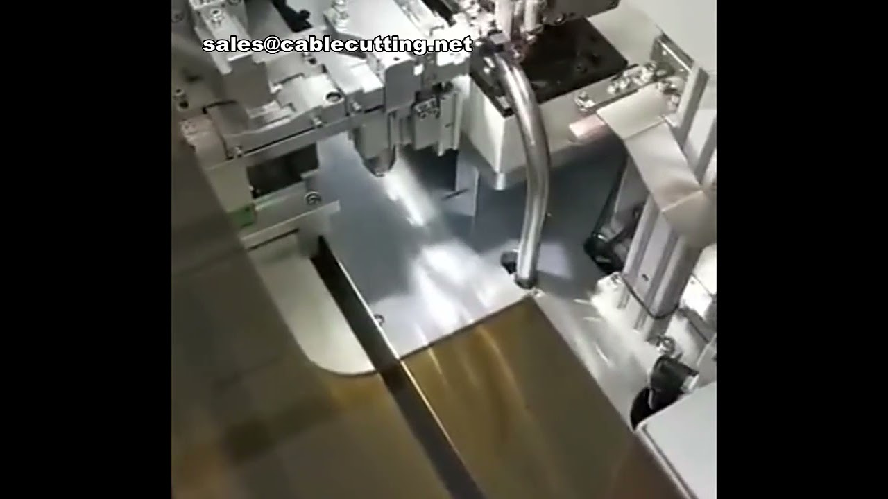 全自動並行線單頭沾錫機｜排線剝線端子壓著一體機