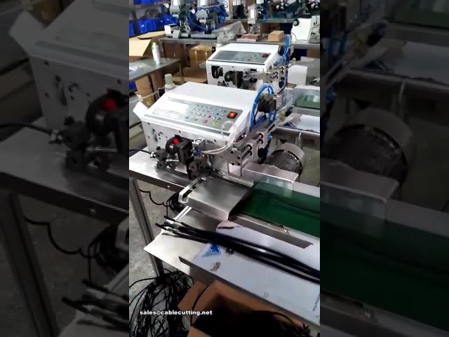 電腦線材自動裁切剝皮機｜高效工業線材加工設備