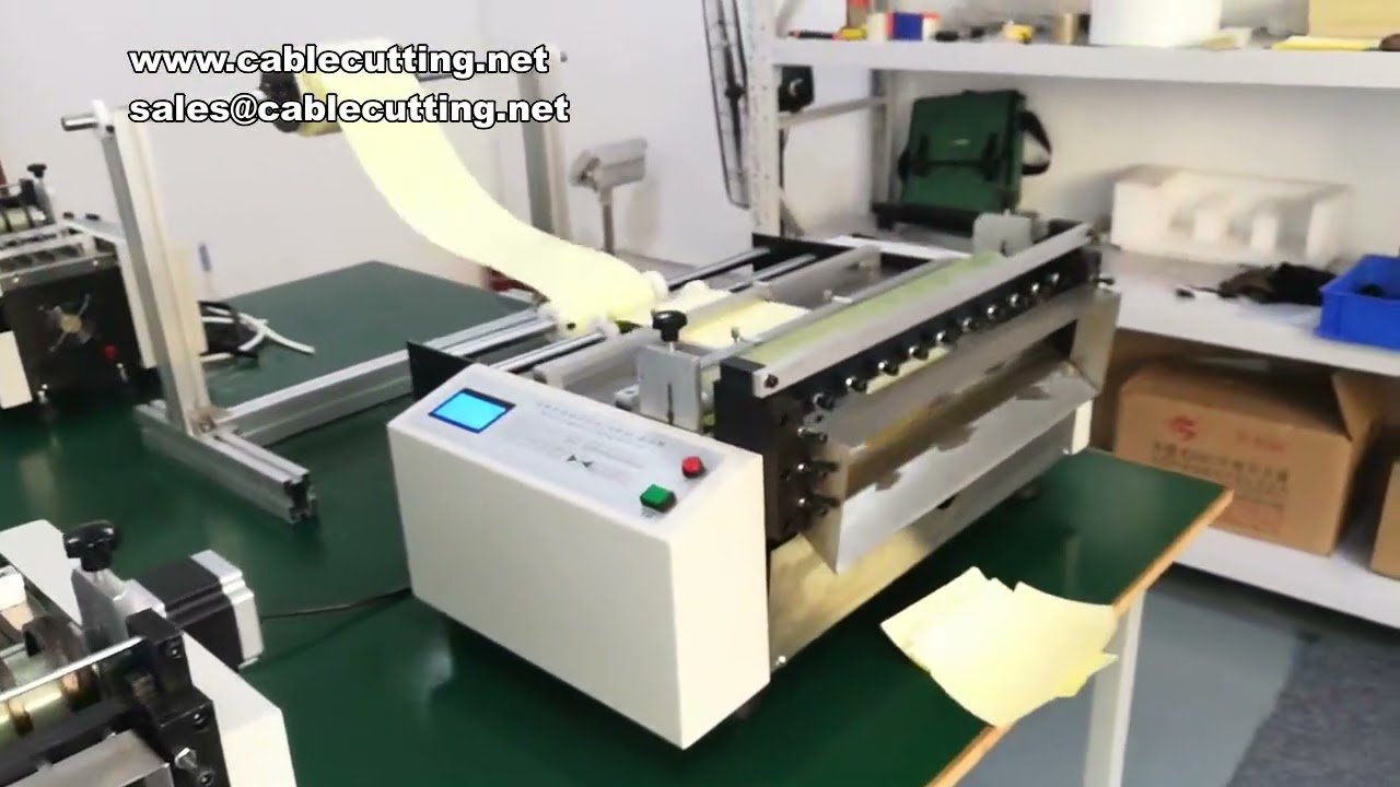 自動PVC膜裁切機｜PET薄膜、氣泡布自動切割設備｜高效包裝材料裁切機