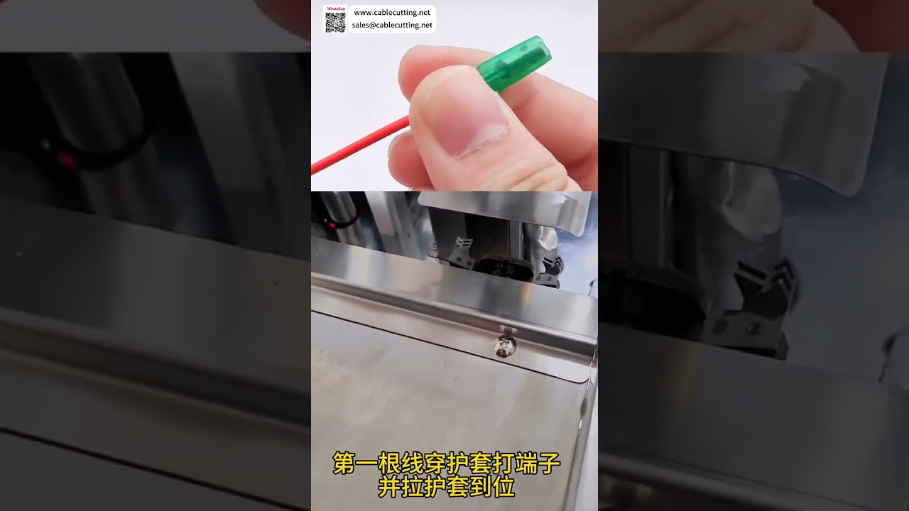 雙線併接壓接機｜單頭外殼插入自動線束機