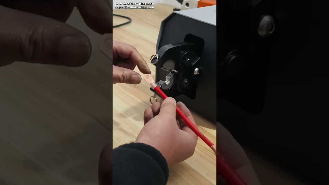 氣動壓接機｜壓接開口銅端子5-300A｜工廠自動化設備