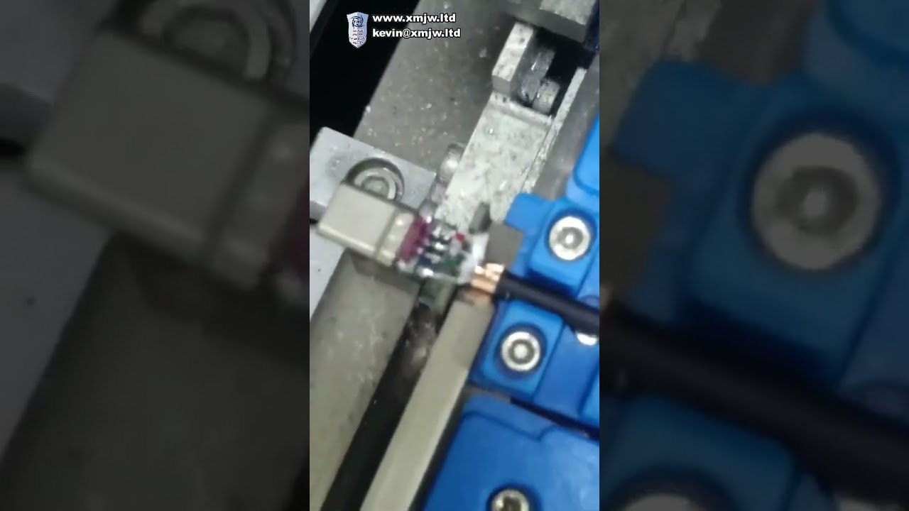 2020 客製化自動 USB Type-C 連接器焊接機｜高效 USB 線材製造設備