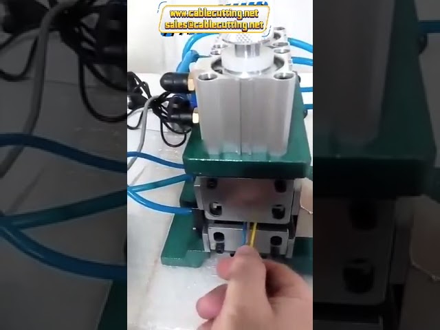 3F氣動剝線機｜高效電纜剝皮與多芯護套線扭線一體機