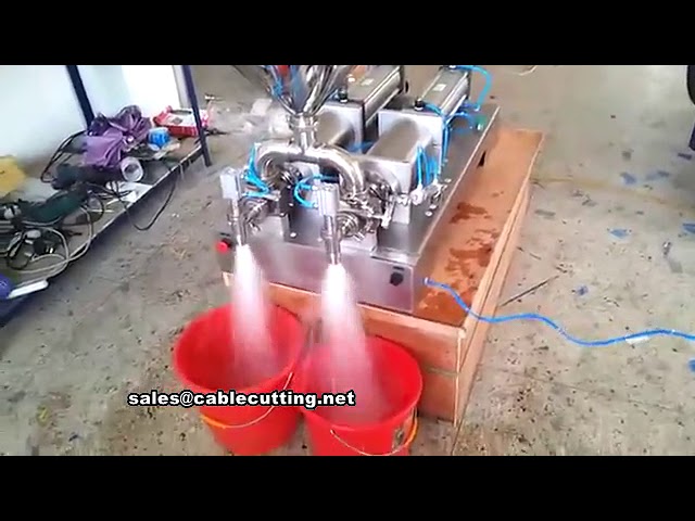 高效雙頭瓶裝充填機，最大容量5000毫升 - 工業級自動化設備