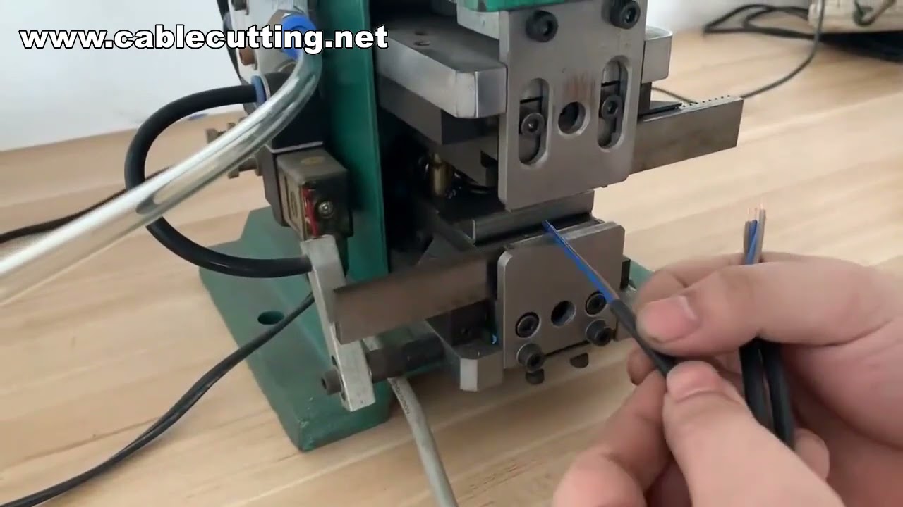 氣動電線剝皮機｜高效電纜剝線與絞線機｜工廠自動化設備