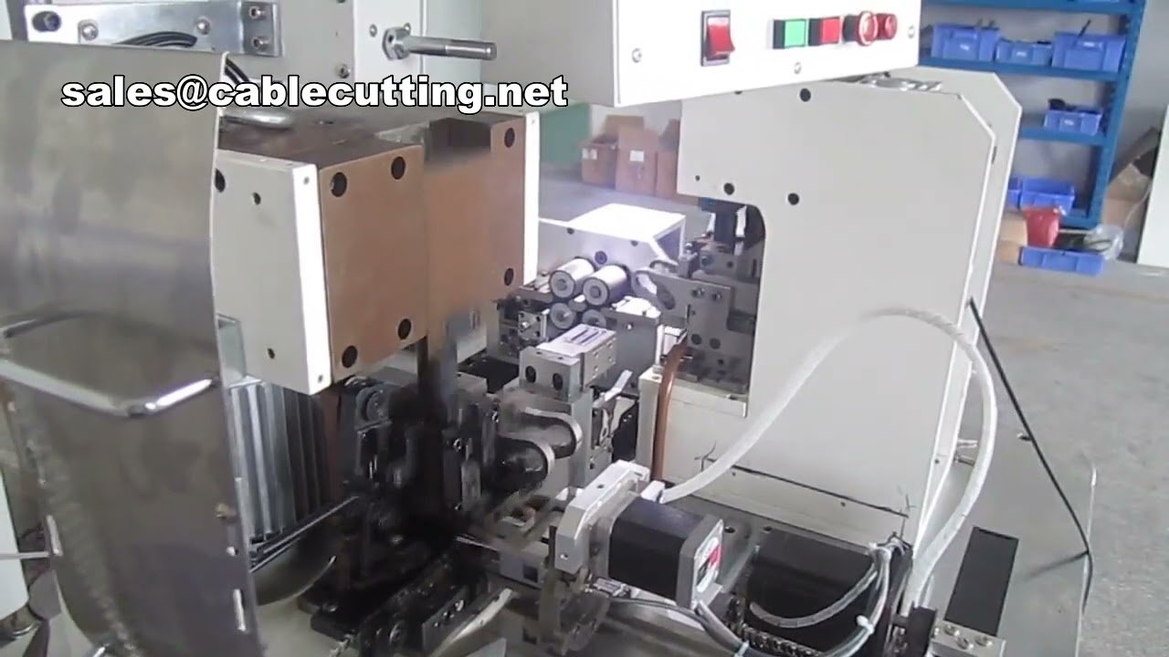 扁平線纜裁切剝線壓接機 | 高效工業線束加工設備