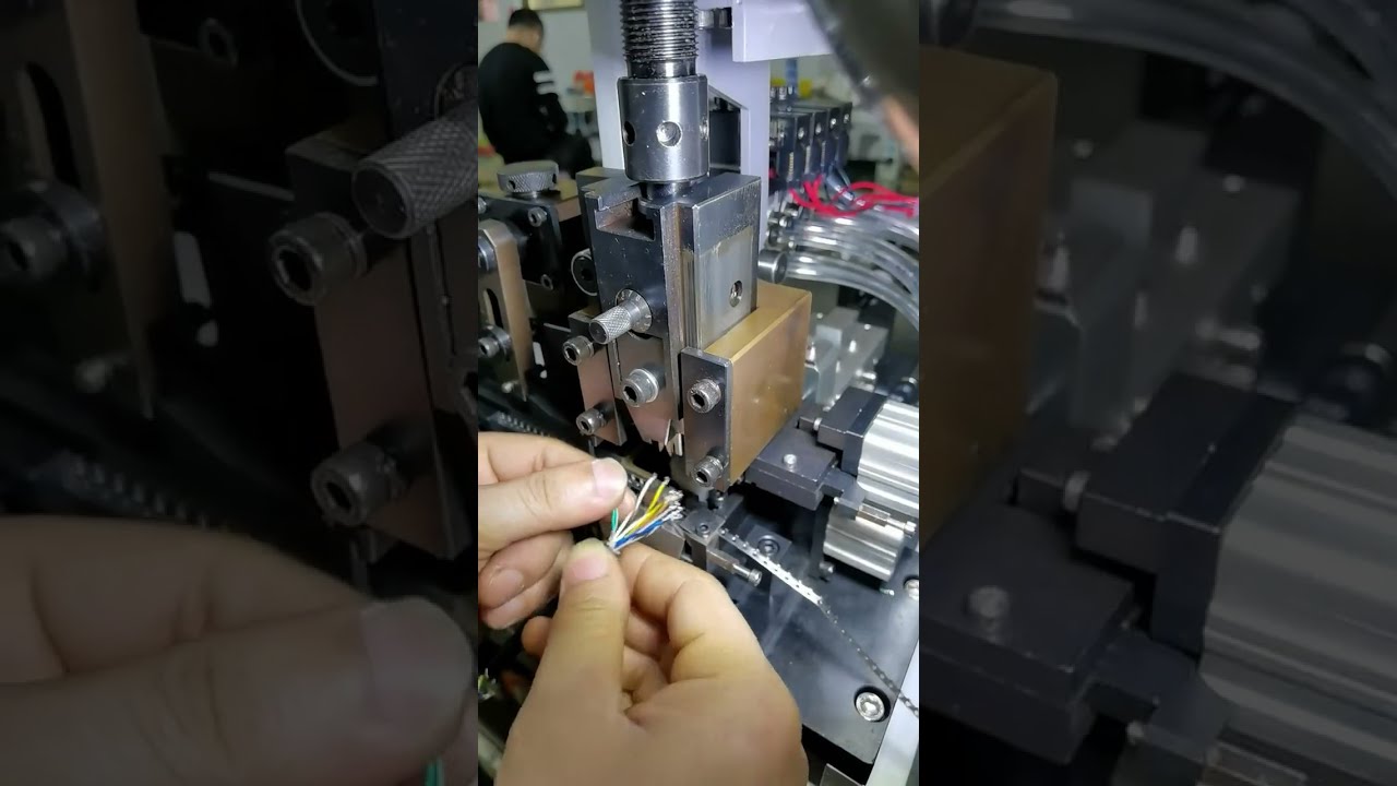 水平連續端子壓接機｜1.0端子高效自動化壓接 #工廠 #機械