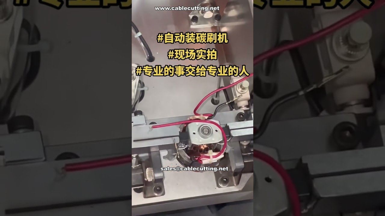 高效全自動碳刷組裝機｜工廠實機展示｜老客戶回購指定機型