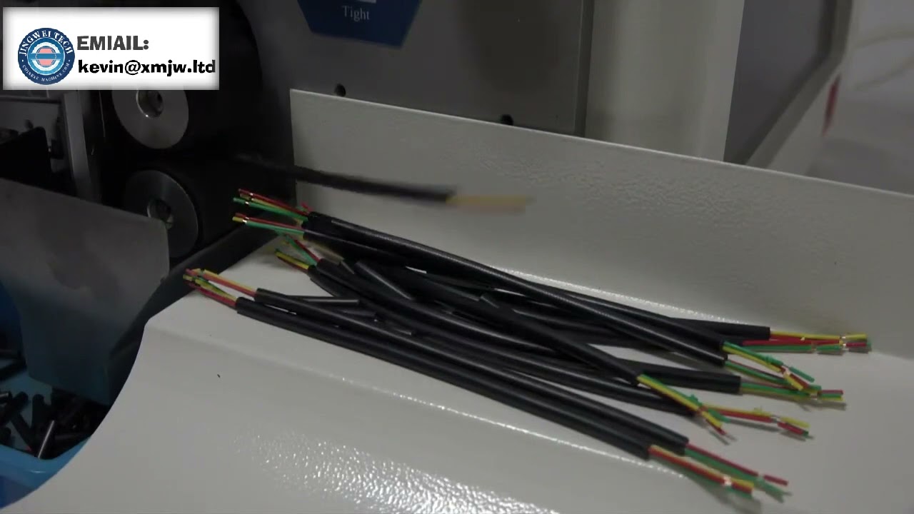 全自動OD 1-6mm外被剝線機｜數據線裁切剝皮新設計輪組