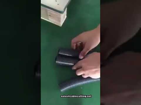 YH B01 專業厚管波浪管裁切機｜低價高效・線束自動化必備