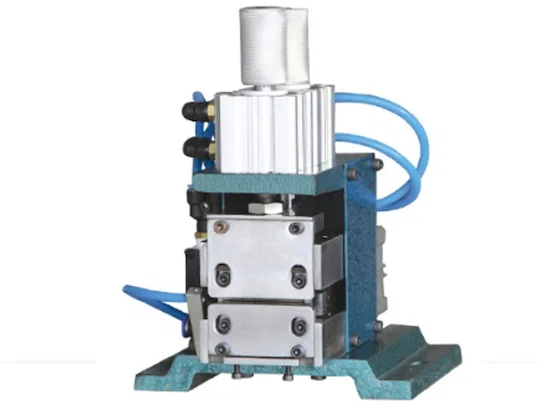 立式電線剝皮機 垂直型線材剝除設備 WPM-3F - 多芯線剝皮扭線機